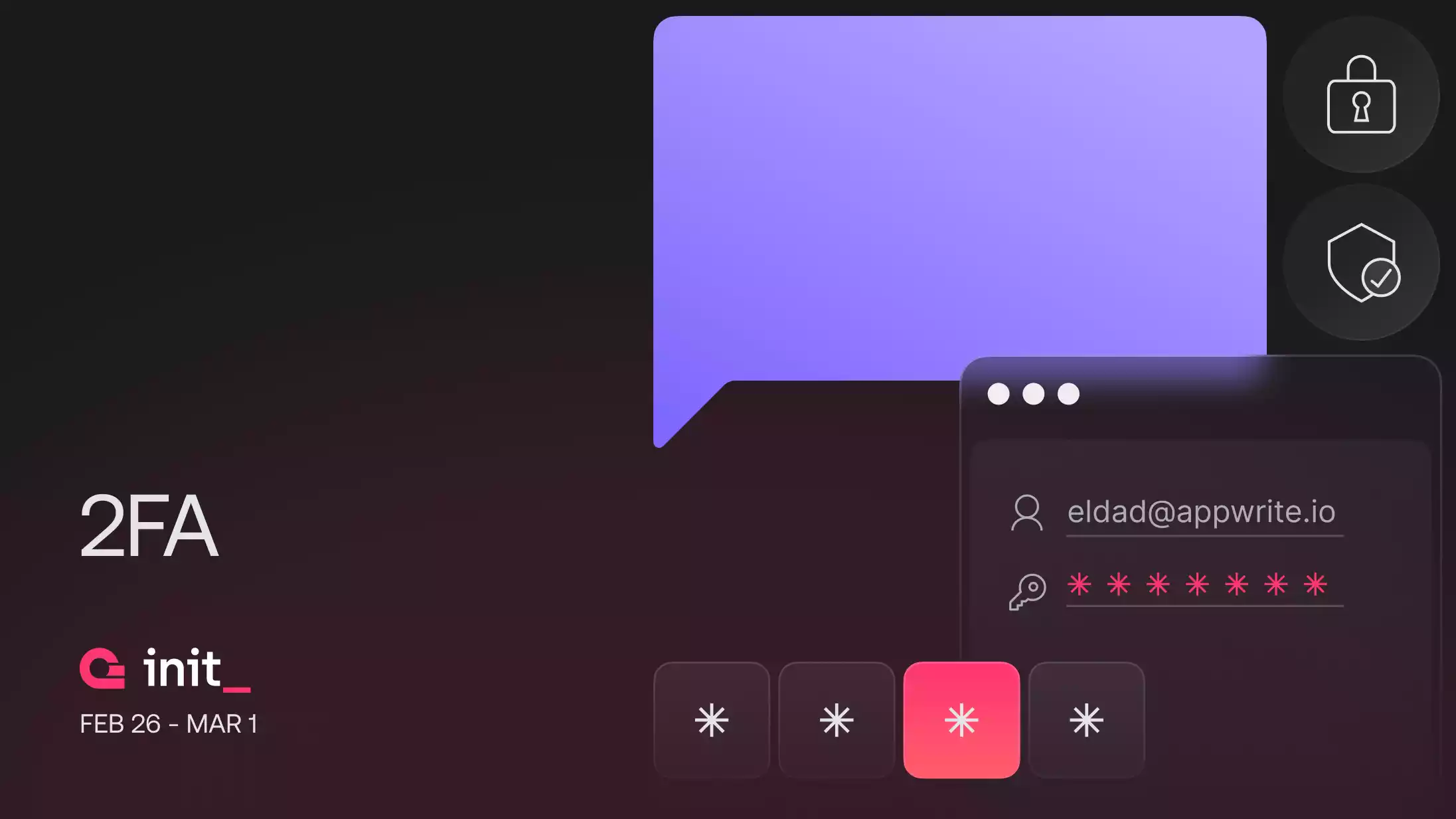 Init Day 2 - Announcing 2FA Support