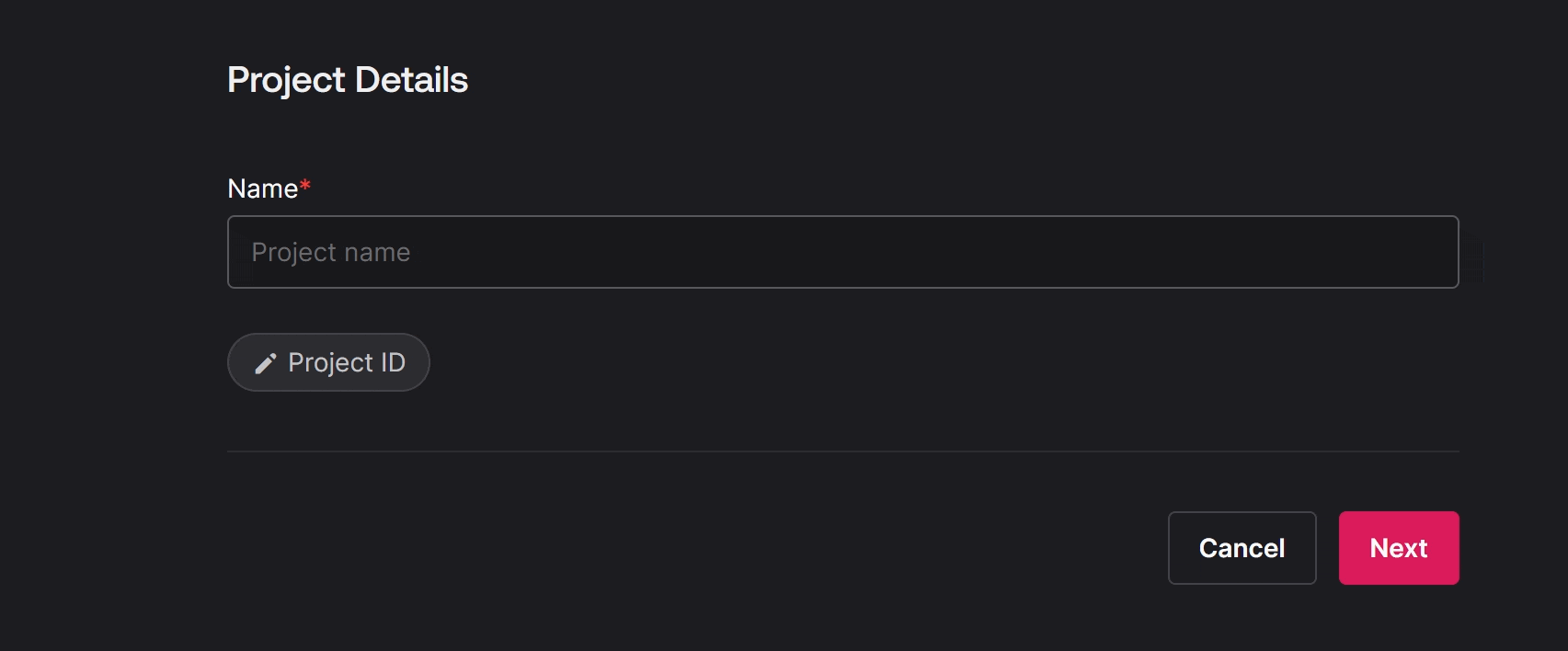 Create Appwrite Project